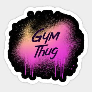 Gym Thug Sticker